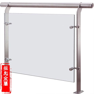 不鏽鋼玻璃陽台護欄-3